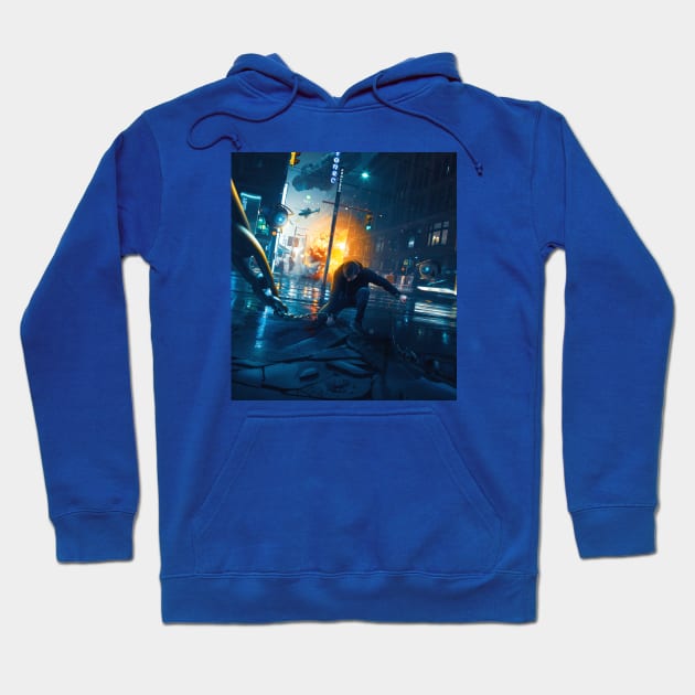 Unleashed Hoodie by Ergen Art